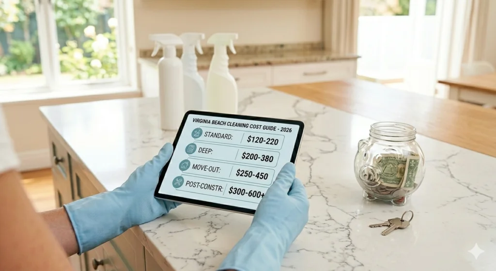 How Much Does House Cleaning Cost in Virginia Beach? (2026 Guide)