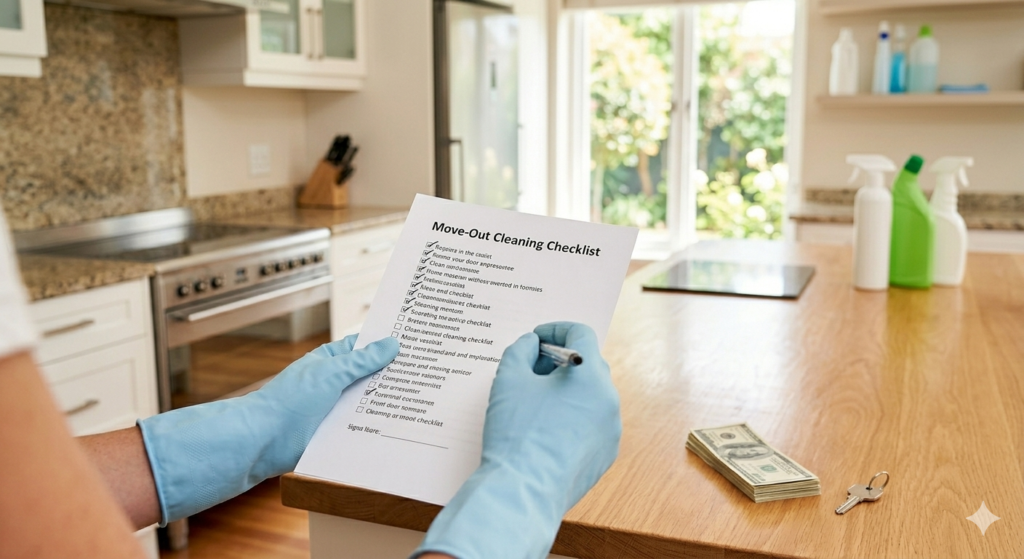 Move-Out Cleaning Checklist: How to Get Your Full Security Deposit Back